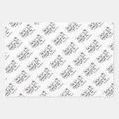 Bibelschrift religiöses Zitat Geschenkpapier Set (Vorderseite)