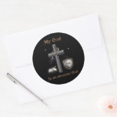 Bibelschrift Runder Aufkleber (Umschlag)