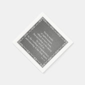 Bibelschrift Segen - Titus 3:5 Serviette (Ecke)