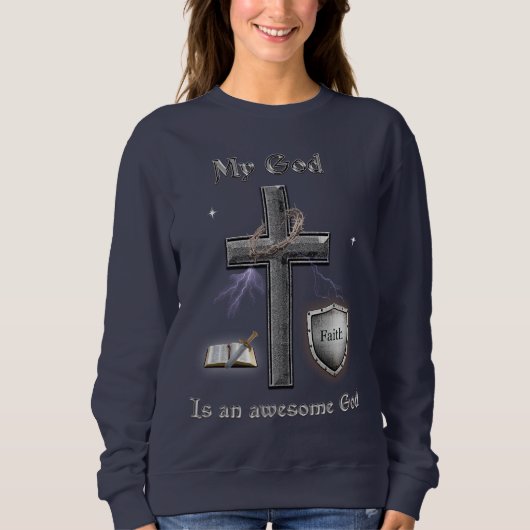 Bibelschrift Sweatshirt (Vorderseite)