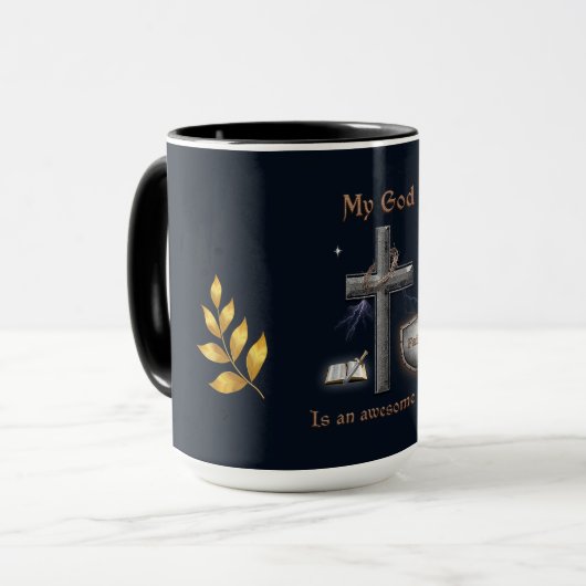 Bibelschrift Tasse (Vorderseite Links)