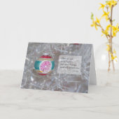 Bibelschrift Weihnachten Karte (Gelbe Blume)