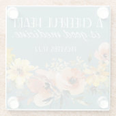 Bibelsprichwörter für die Schrift Glass Untersetze Glasuntersetzer (Rückseite)