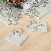 Bibelspruch mit Blumen Puzzle (Seite)