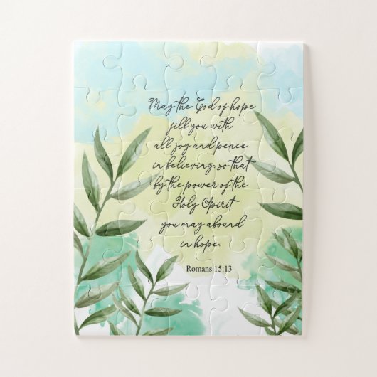 Bibelspruch Romans Schrift Jigsaw Puzzle (Vertikal)