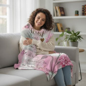 Bibelspruch-Weichfleece-Decke Fleecedecke