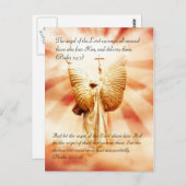 Bibelstelle, Engel des Herrn Postkarte (Vorne/Hinten)