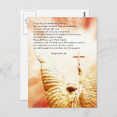 Bibelstelle, Engel des Herrn, Psalm 91 Postkarte (Vorne/Hinten)