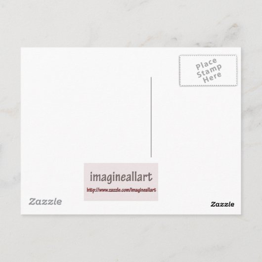 Bibelstelle, grüne Blätter Postkarte (Rückseite)