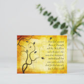 Bibelstelle, Krummbäume Postkarte (Stehend Vorderseite)