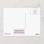 Bibelstelle, rote Blätter nah Postkarte (Rückseite)
