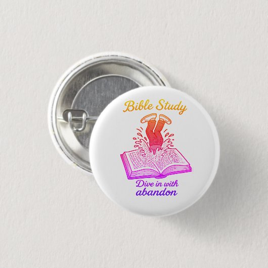 Bibelstudie Button (Vorne & Hinten)