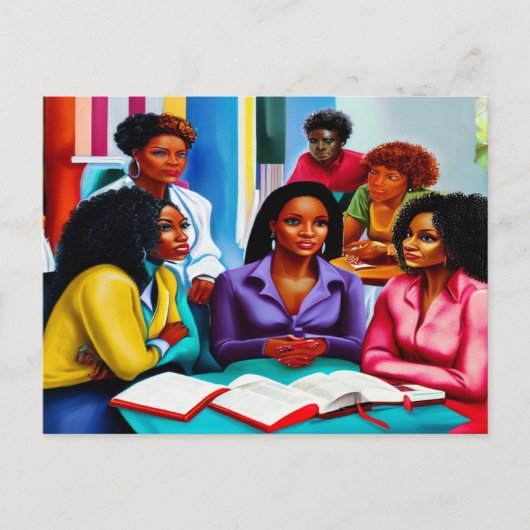 Bibelstudie Christliche Kunst Postkarte (Vorderseite)