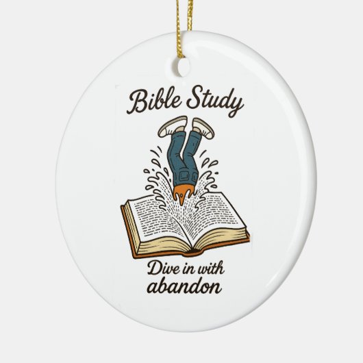 Bibelstudie Keramik Ornament (Links)