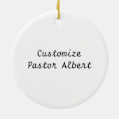 Bibelstudie Keramik Ornament (Hinten)