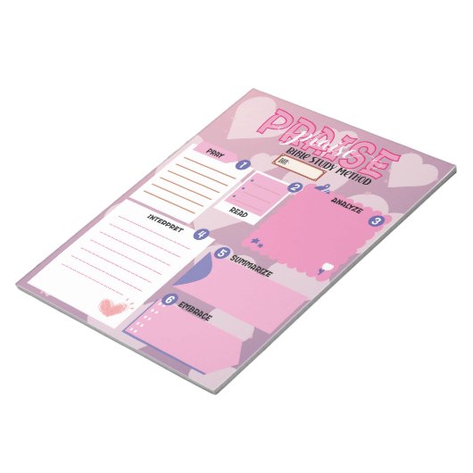 Bibelstudie Notizblock (angewinkelt)