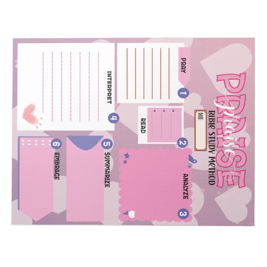 Bibelstudie Notizblock (Vorderseite)