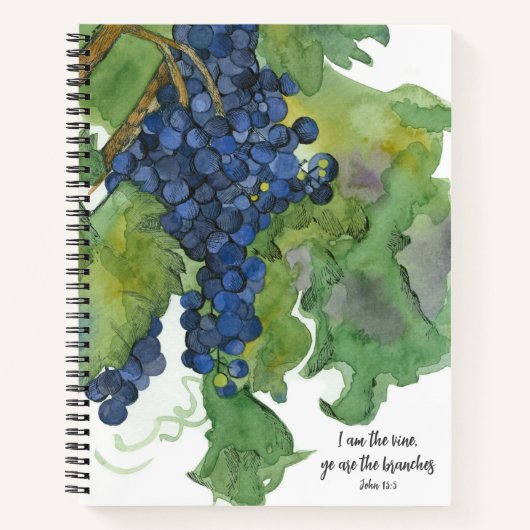 Bibelstudie Prayer Journal John Kapitel 15 Notizblock (Vorderseite)
