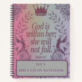 Bibelstudienbuch Notizblock (Vorderseite)