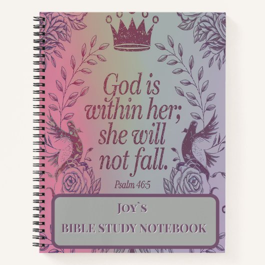 Bibelstudienbuch Notizblock (Vorderseite)