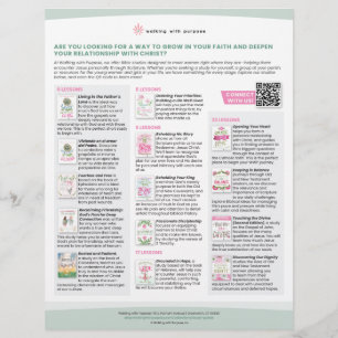 Bibelstudienoptionen für erwachsene Frauen Flyer