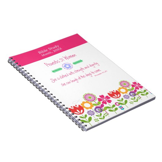 Bibelstudienprogramme| Frauenverbände 31 Christlic Notizblock (Rechte Seite)