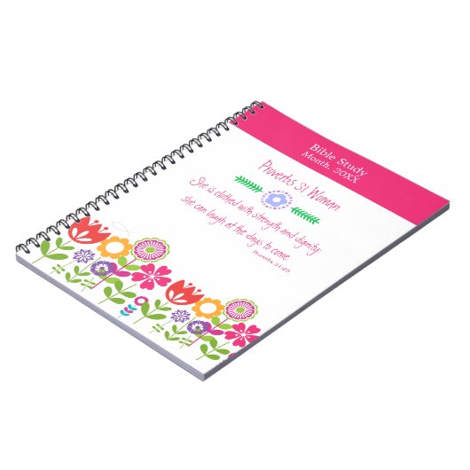 Bibelstudienprogramme| Frauenverbände 31 Christlic Notizblock (Linke Seite)