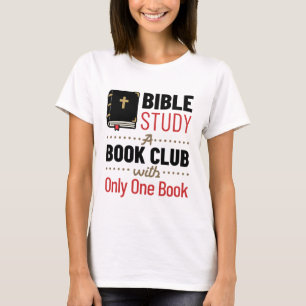 Bibelstudium Christliche Religionskirche ein Buch T-Shirt