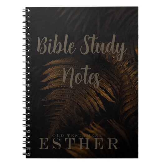 Bibelstudium-Esther Notizblock (Vorderseite)