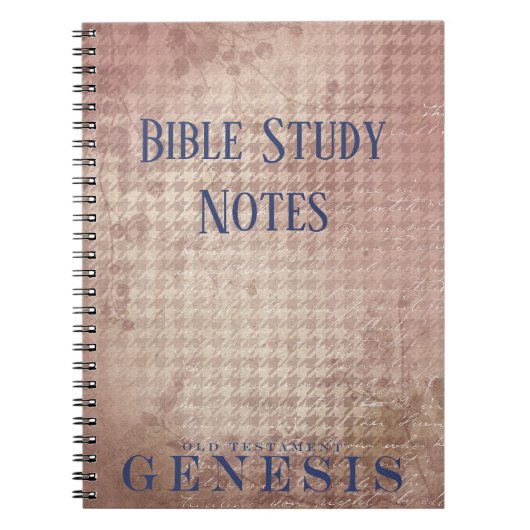 Bibelstudium-Geneseis Notizblock (Vorderseite)