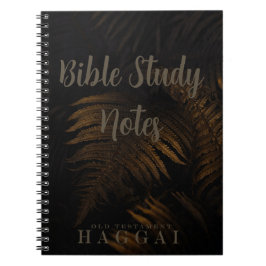 Bibelstudium-Haggai Notizblock