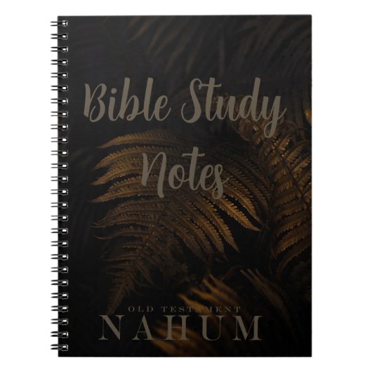 Bibelstudium-Nahum Notizblock (Vorderseite)