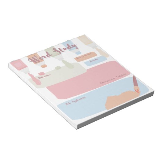 Bibelstudium Notepad Notizblock (angewinkelt)