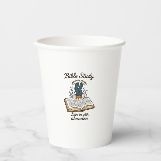 Bibelstudium Tasse Pappbecher (Vorderseite)