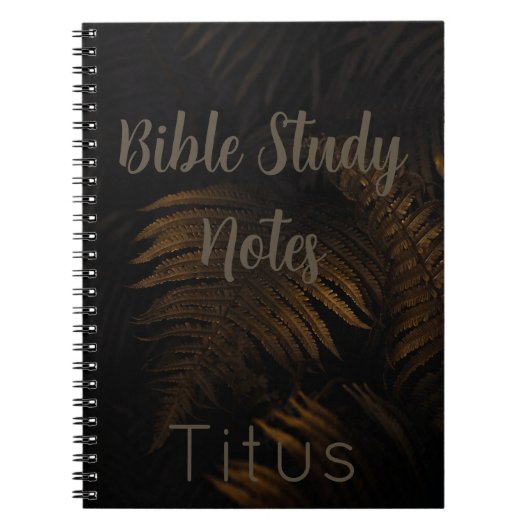 Bibelstudium-Titus Notizblock (Vorderseite)
