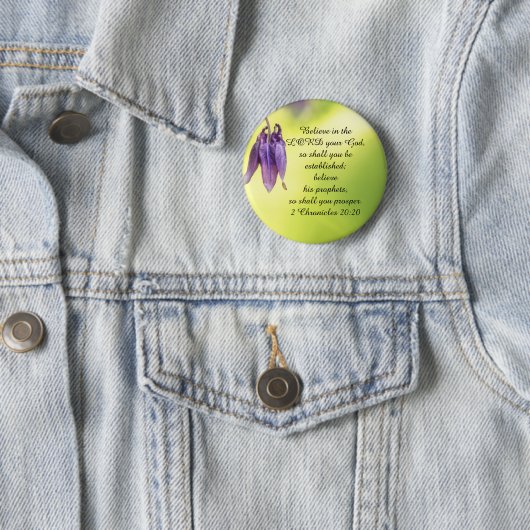 Bibeltext 2 Chroniken 20:20 Button (Beispiel)