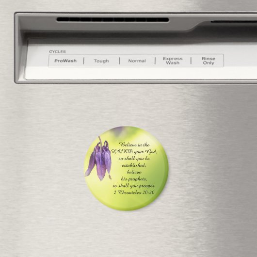 Bibeltext 2 Chroniken 20:20 Magnet (In Situ (Geschirrspüler))