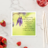 Bibeltext 2 Chroniken 20:20 Serviette (Beispiel)