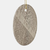 Bibeltext Keramik Ornament (Rechts)