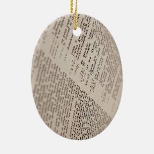 Bibeltext Keramik Ornament (Hinten)