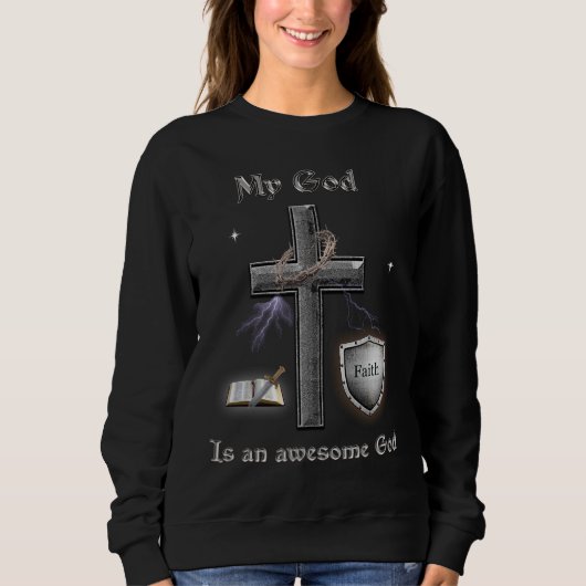 Bibeltext Sweatshirt (Vorderseite)