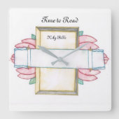 Bibeluhr Quadratische Wanduhr (Vorderseite)