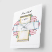 Bibeluhr Quadratische Wanduhr (Winkel)