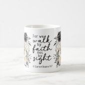 Bibelvers Blumenkaffeetasse Kaffeetasse (Mittel)