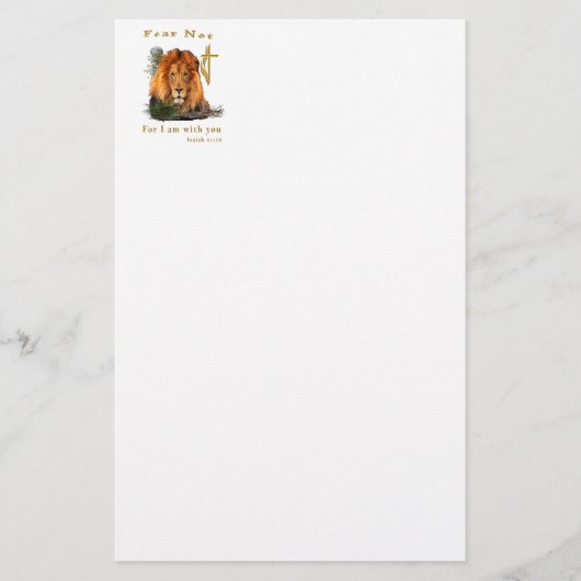 Bibelvers Briefpapier (Vorderseite)