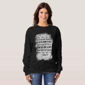 Bibelvers Christliche Kirche Gott Jesus Religiös G Sweatshirt (Vorne ganz)