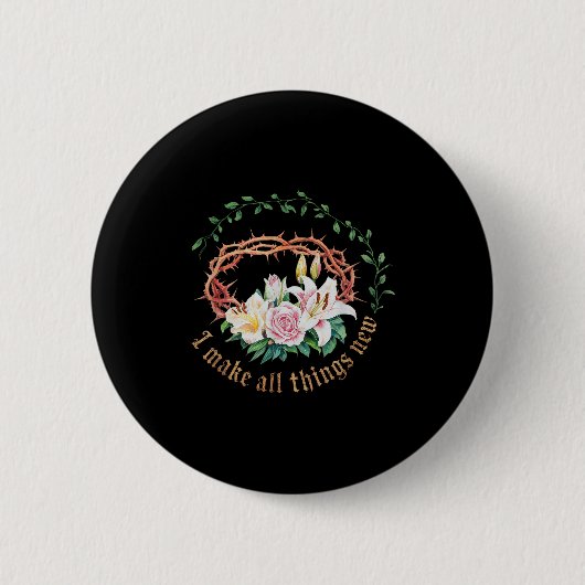 Bibelvers Christlicher Glaube Christentum Kirche J Button (Vorderseite)