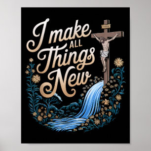 Bibelvers Christlicher Glaube Christentum Kirche J Poster