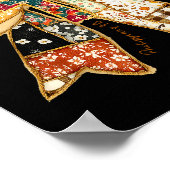 Bibelvers Coquette Christlich Jesus Schleife Patch Poster (Ecke)