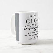Bibelvers - Der Herr ist nah Kaffeetasse (Vorderseite Links)